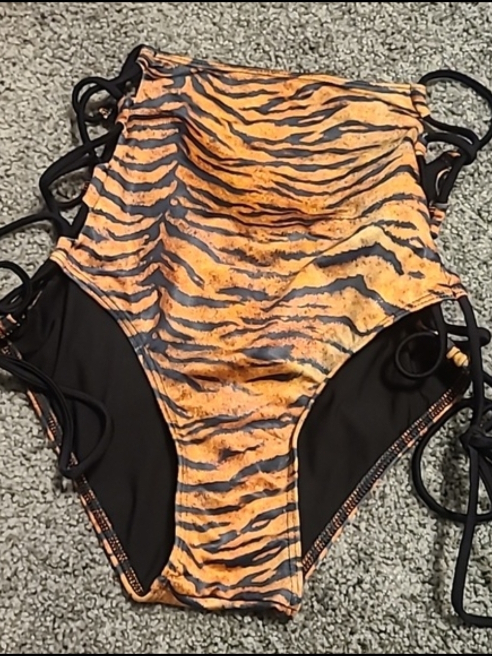 FREE PEOPLE/ WE ARE HAH Cheetah Swim Bottoms.